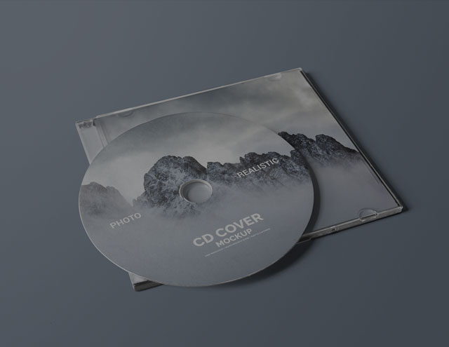 CD Cover Mockup loading from Disparate portfolio