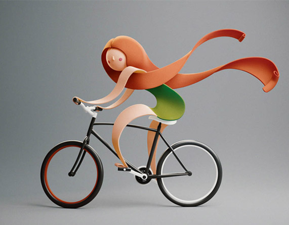 Digital Illustration loading from Disparate portfolio